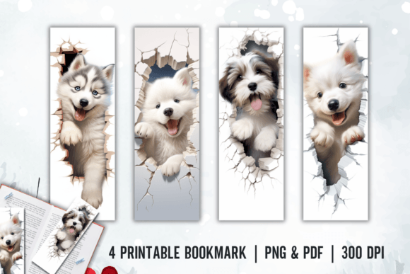 Download Funny Dog Bookmark Printable Sublimation - Sublimation Collection