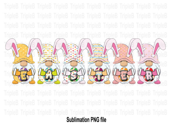 Download Gnome Bunny Easter Sublimation Designs - Sublimation Collection