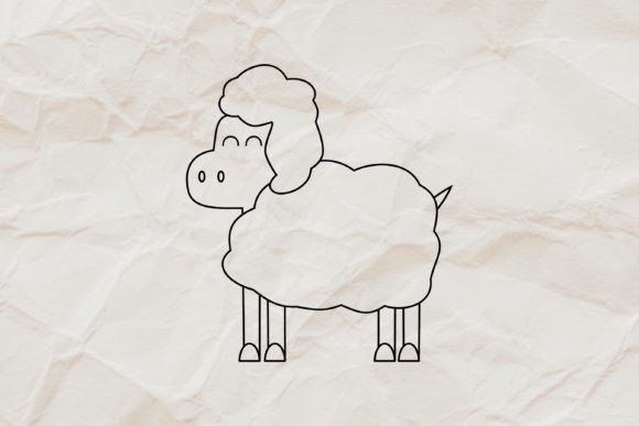 Download Sheep Line Art Sublimation Clipart SVG - Sublimation Collection