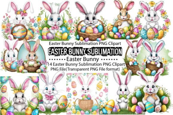 Download Easter Bunny Sublimation Bundle - Sublimation Collection