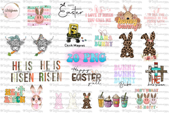 Download Happy Easter Sublimation Designs Bundle - Sublimation Collection