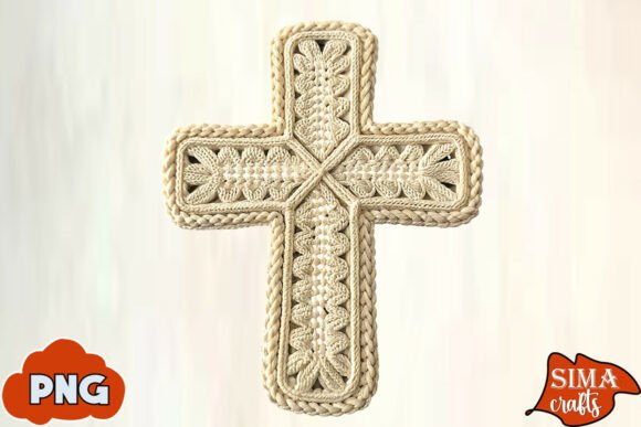 Download Faux Yarn Crochet Cross Sublimation - Sublimation Collection