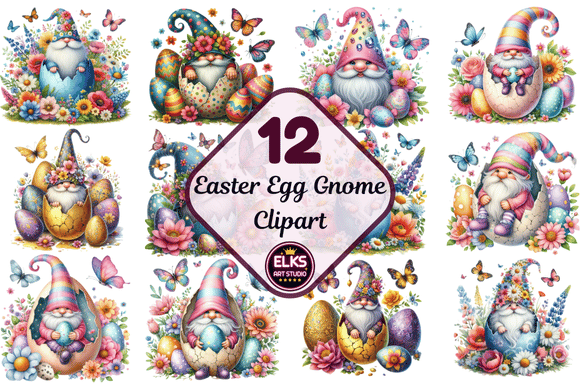 Download Easter Egg Gnome Sublimation Clipart - Sublimation Collection