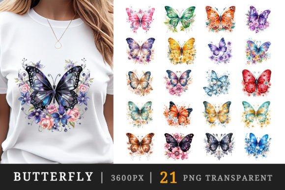 Download Butterfly Printable Sublimation Clipart - Sublimation Collection