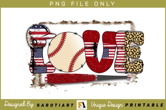 Download Baseball Love PNG Printable Sublimation - Sublimation Collection
