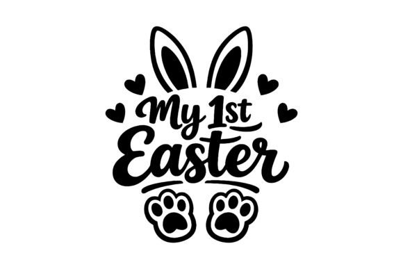 Download My First Easter Typography - Easter typography Collection