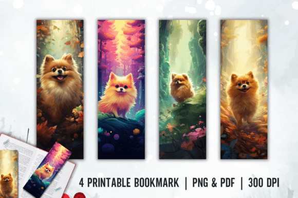 Download Cute Dog Bookmark Printable Sublimation - Sublimation Collection