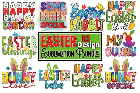 Download Easter Sublimation PNG Bundle - Sublimation Collection