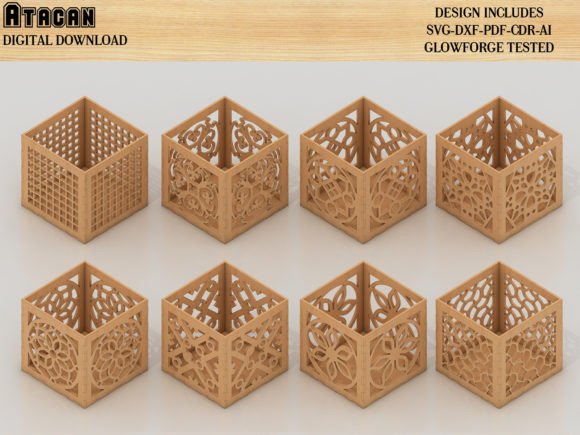 Download Pencil Storage Box Glowforge Templates - Templates Collection