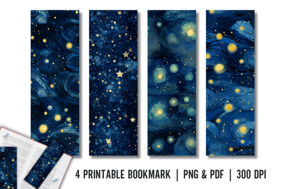 Download Bule Star Bookmark Printable Sublimation - Sublimation Collection