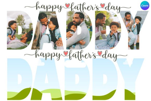 Download Father's Day Canva Photo Frame - Premium Bundle