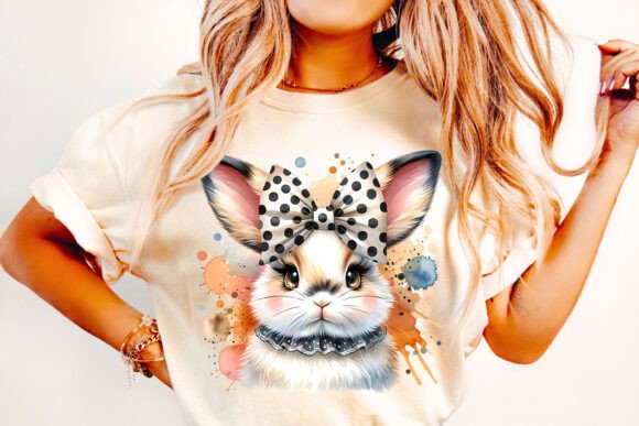 Download Easter Watercolor Bunny PNG Sublimation - Sublimation Collection