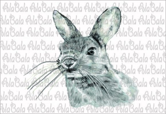Download Watercolor Bunny PNG, Sublimation - Sublimation Collection