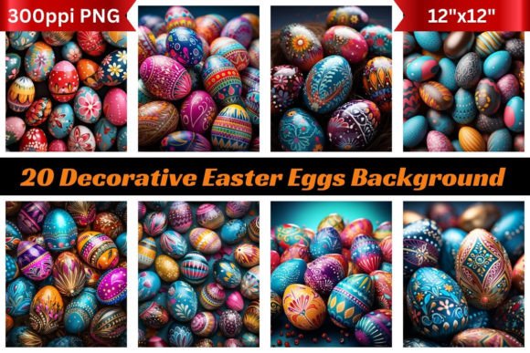 Download Decorative Easter Eggs Backgrounds - Backgrounds Collection