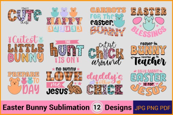 Download Easter Sublimation Designs Bundle - Sublimation Collection