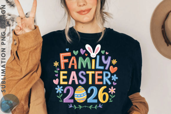 Download Family Easter 2026 Sublimation PNG - Sublimation Collection
