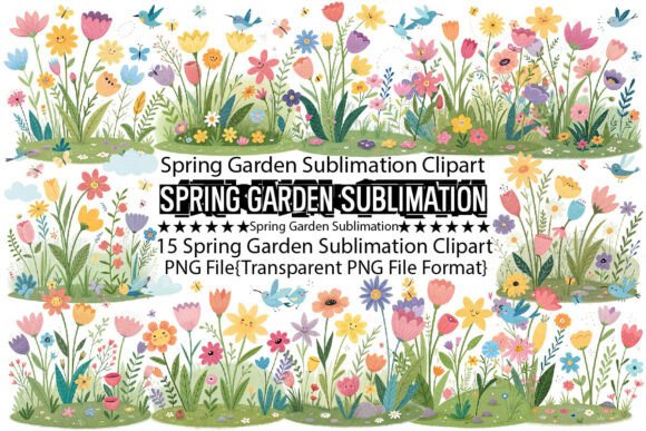 Download Spring Garden Sublimation Bundle - Sublimation Collection